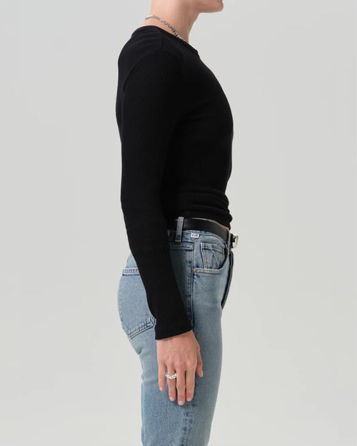 BINA CREWNECK / BLACK