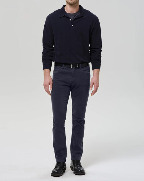 ELIJAH RELAXED STRAIGHT CASHMERE TOUCH / NAVY