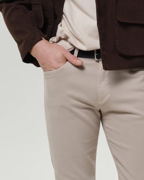 ELIJAH RELAXED STRAIGHT CASHMERE TOUCH / WHEAT