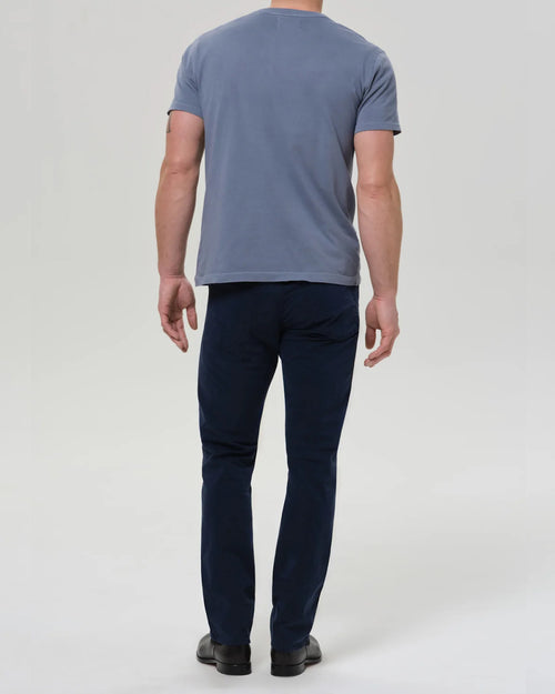 GAGE CLASSIC STRAIGHT FIT CASHMERE TOUCH SATEEN / INK