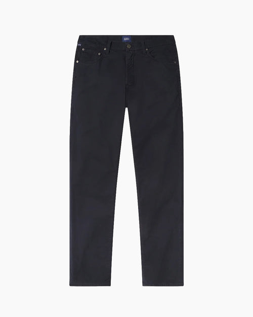 GAGE CLASSIC STRAIGHT FIT CASHMERE TOUCH SATEEN / INK
