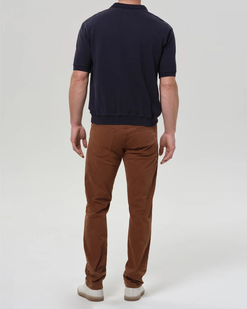 GAGE CLASSIC STRAIGHT FIT CASHMERE TOUCH SATEEN / COGNAC