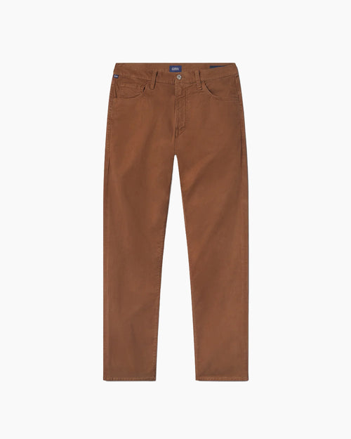 GAGE CLASSIC STRAIGHT FIT CASHMERE TOUCH SATEEN / COGNAC