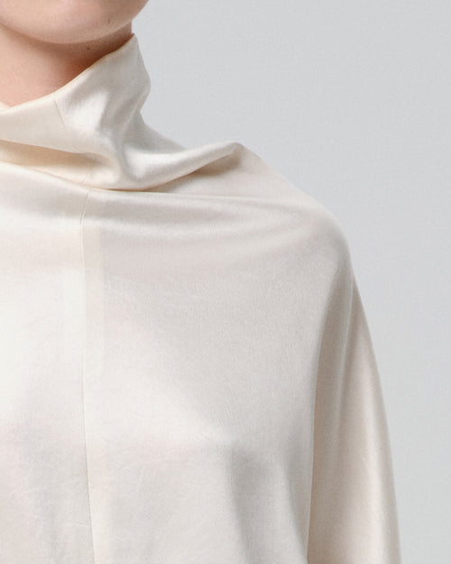 ILARIA DRAPED TOP / CREAM