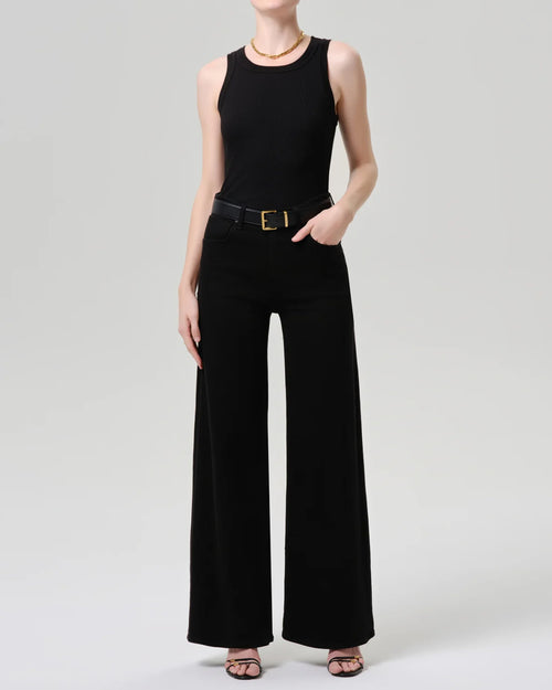 ISABEL RIB TANK / BLACK