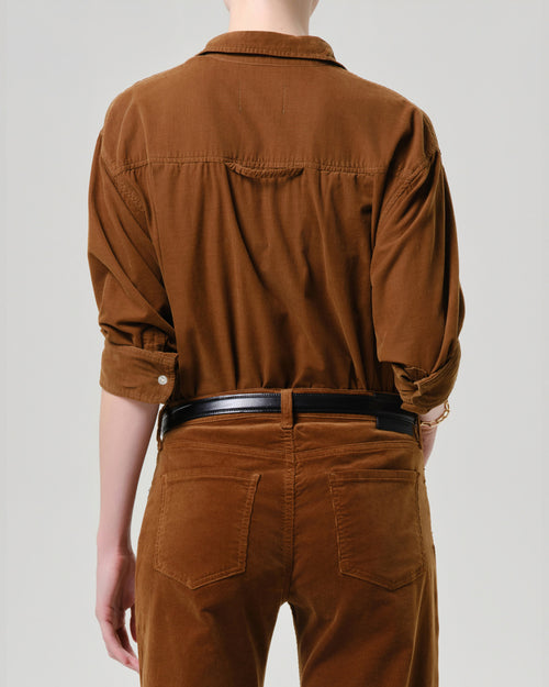 CORDUROY KAYLA SHIRT / MANUKA