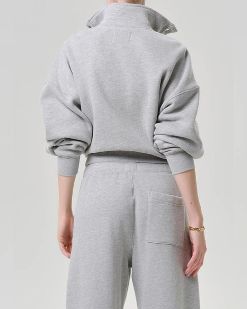 MIRELLE FUNNEL NECK / HEATHER GREY