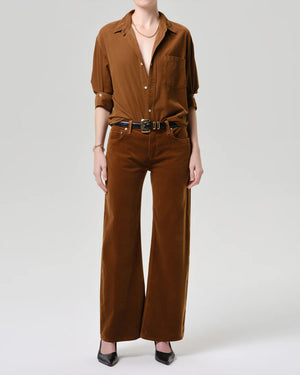 NORA CORDUROY TROUSER / MANUKA