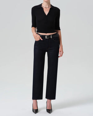 PALMA STRAIGHT CLEAN HEM / INKY RINSE