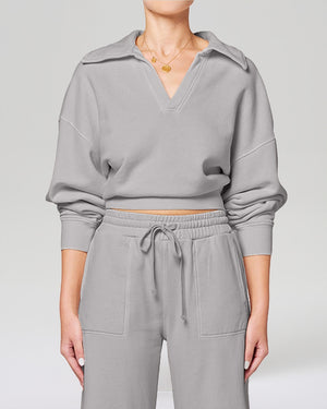 TRAPEZE PULLOVER / HEATHER GREY