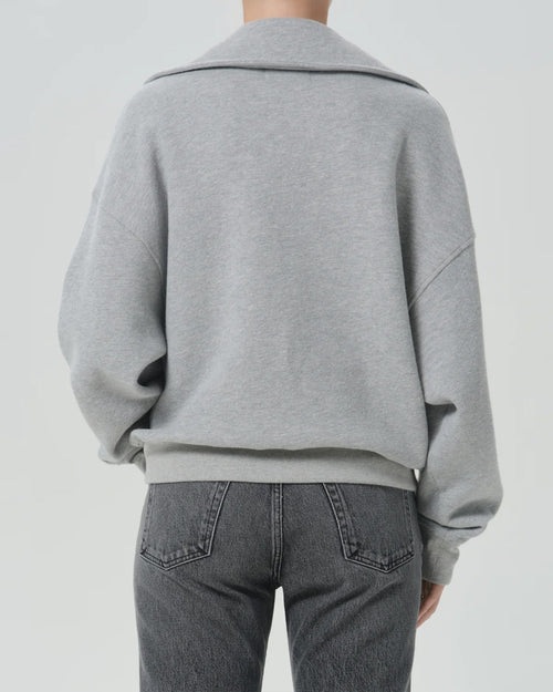 TRAPEZE PULLOVER / HEATHER GREY