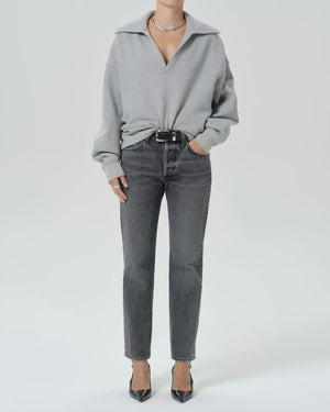 TRAPEZE PULLOVER / HEATHER GREY