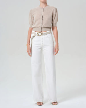 ANNINA HIGH RISE WIDE LEG / SOFT WHITE