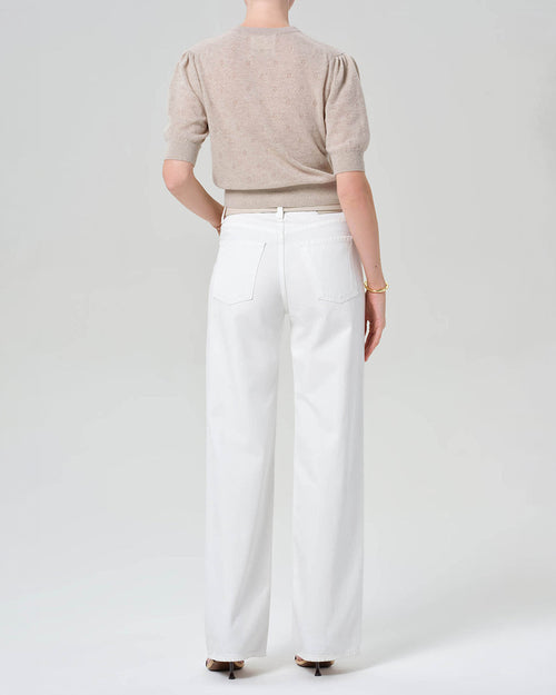 ANNINA HIGH RISE WIDE LEG / SOFT WHITE