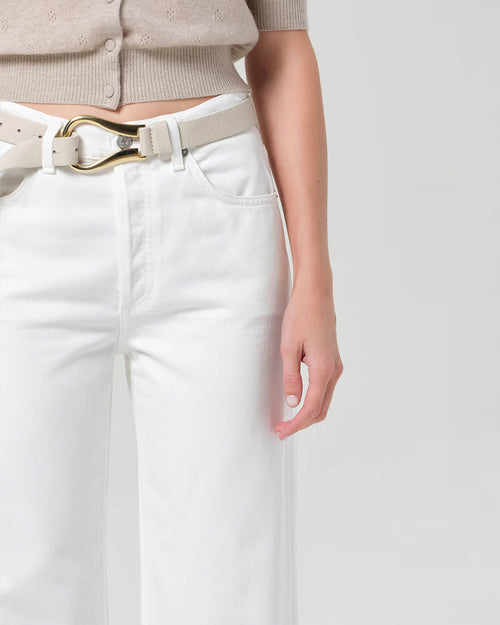 ANNINA HIGH RISE WIDE LEG / SOFT WHITE