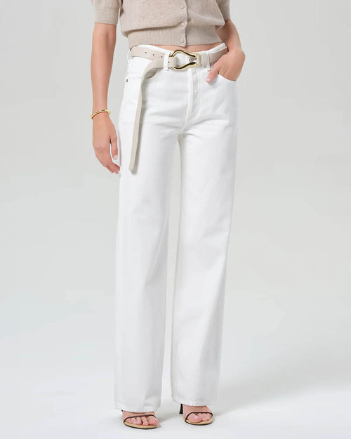 ANNINA HIGH RISE WIDE LEG / SOFT WHITE