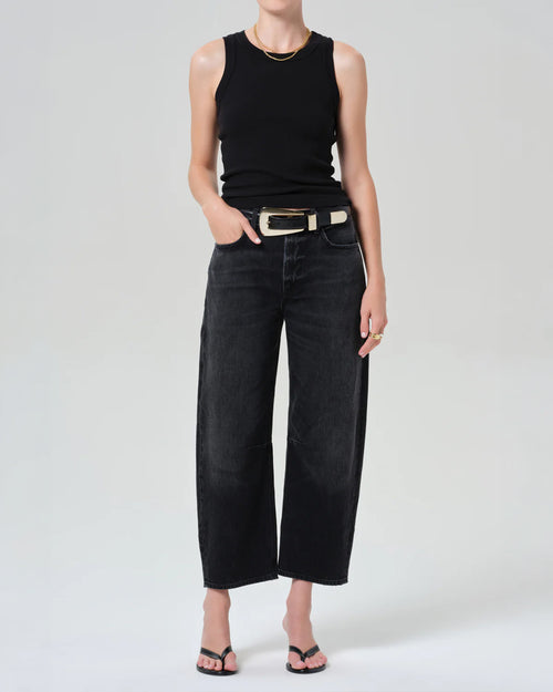 ISABEL RIB TANK / BLACK