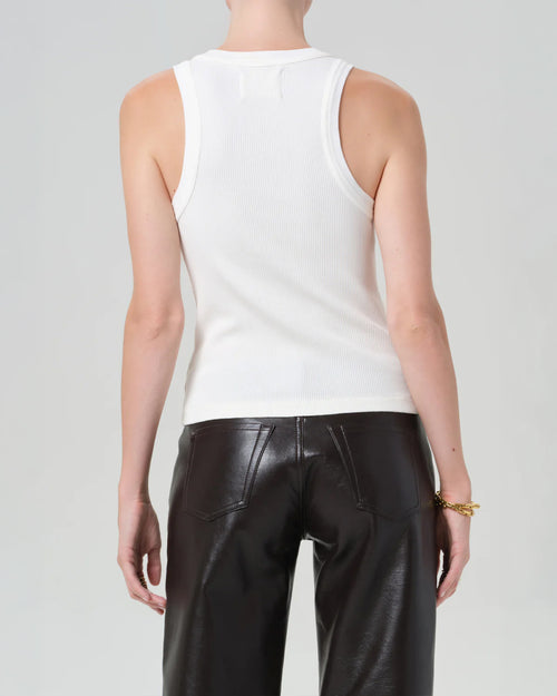 ISABEL RIB TANK / WHITE