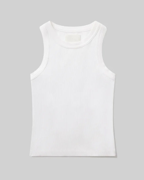 ISABEL RIB TANK / WHITE