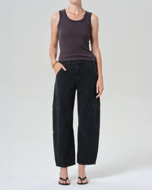 MARCELLE LOW SLUNG EASY CARGO / WASHED BLACK