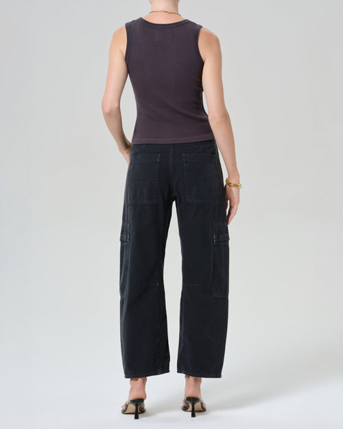 MARCELLE LOW SLUNG EASY CARGO / WASHED BLACK