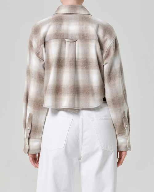 ANA CROPPED SHIRT / SCHIFFER PLAID