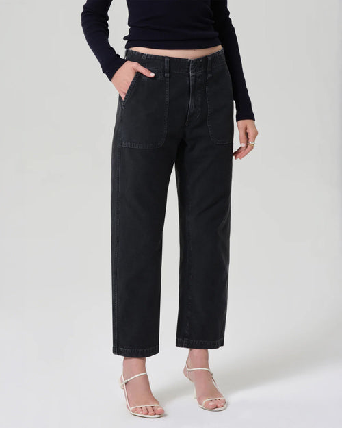 WINSLOW UTILITY PANT / WASHED BLACK