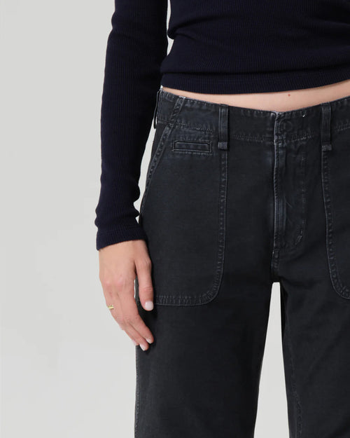 WINSLOW UTILITY PANT / WASHED BLACK