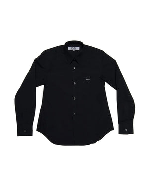 B004 UNISEX BLACK HEART SHIRT / BLACK