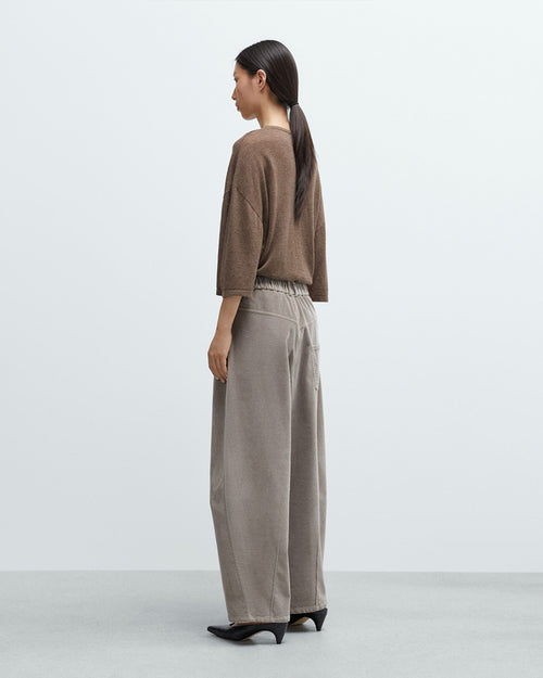 CORDUROY BAGGY PANTS / COBBLESTONE