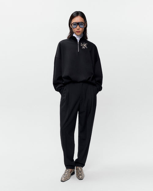 BALLOON QUARTER-ZIP / BLACK