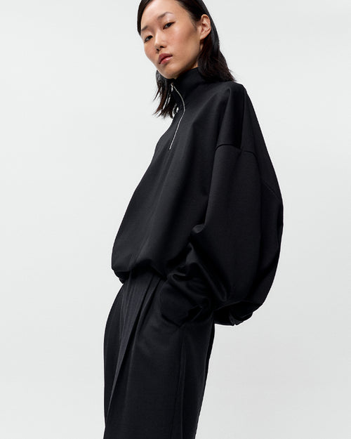 BALLOON QUARTER-ZIP / BLACK