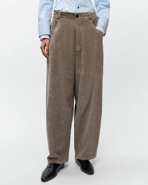 CORDUROY BAGGY PANTS / BROWN