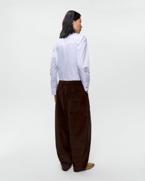 CORDUROY BAGGY PANTS / BROWN