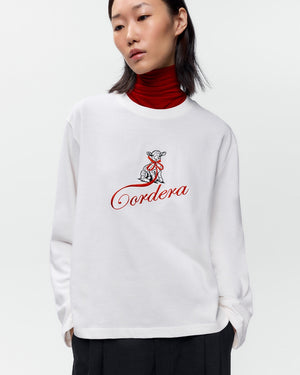 CORDERA LONG-SLEEVED T-SHIRT / WHITE
