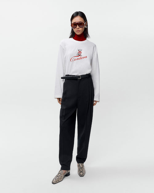 CORDERA LONG-SLEEVED T-SHIRT / WHITE