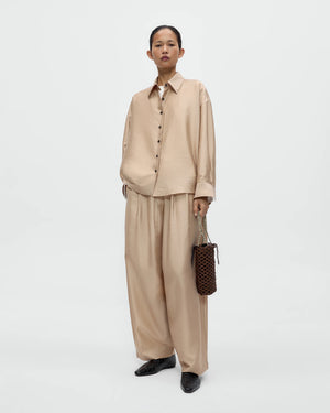 OVERSIZED SHIRT / BEIGE