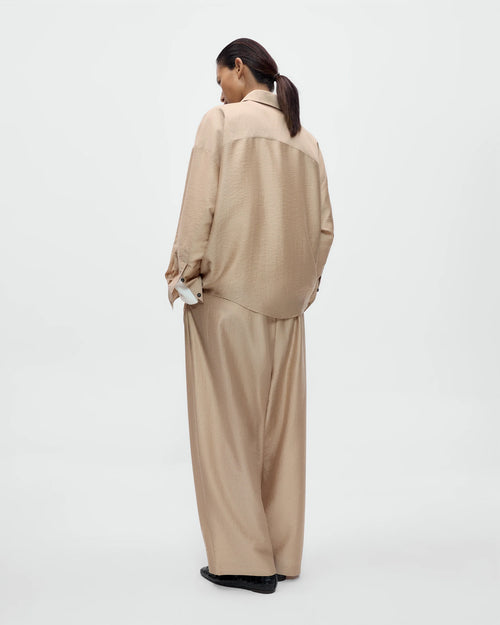 OVERSIZED SHIRT / BEIGE