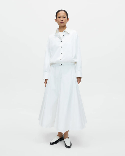 BOMBER SHIRT / WHITE