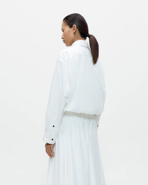 BOMBER SHIRT / WHITE
