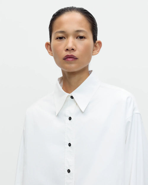 BOMBER SHIRT / WHITE