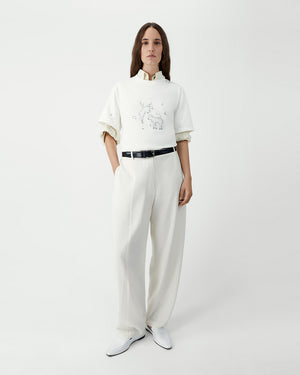 EMBROIDERED CORDERA T-SHIRT / WHITE