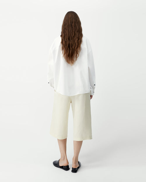 OVERSIZED LACE SHIRT / WHITE