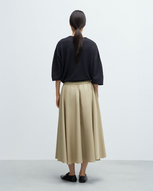 TECHNICAL SKIRT / CAMEL