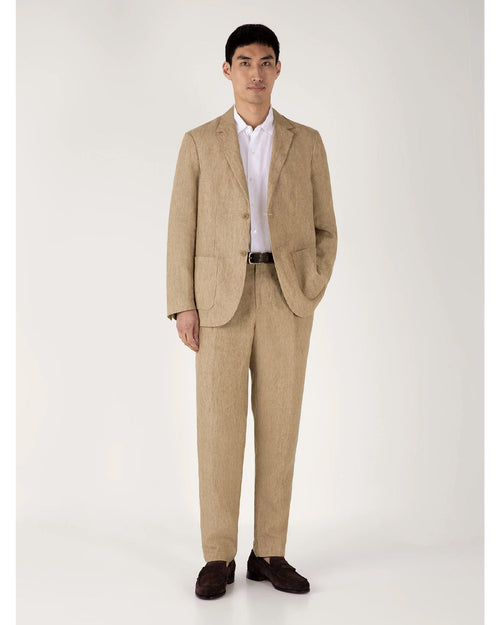 LINEN BLAZER / DUNE MELANGE