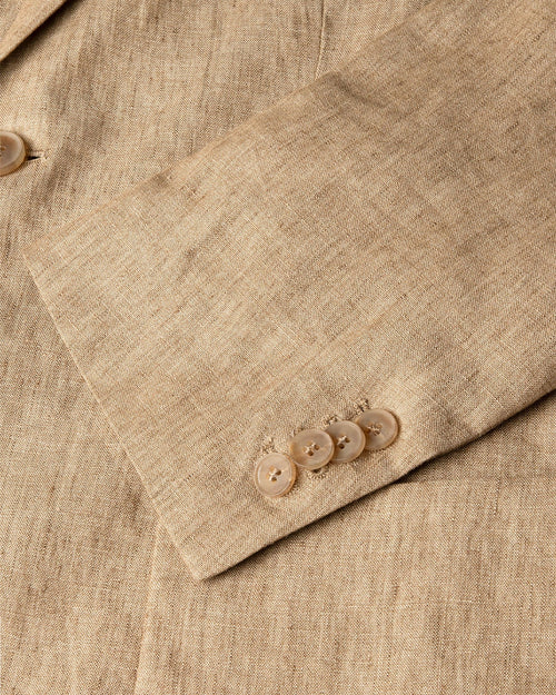 LINEN BLAZER / DUNE MELANGE