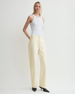 CURVED RIB TANK / WHITE