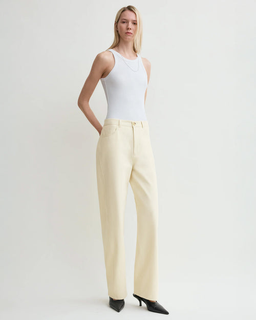 CURVED RIB TANK / WHITE