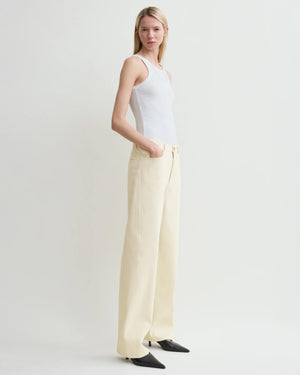 CURVED RIB TANK / WHITE