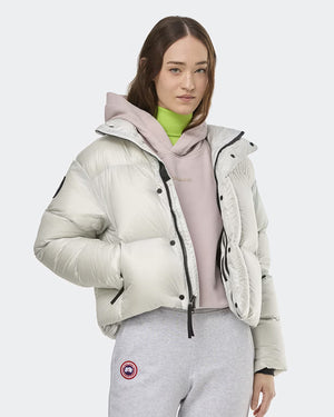 CYPRESS CROPPED PUFFER BLACK LABEL / SILVERBIRCH